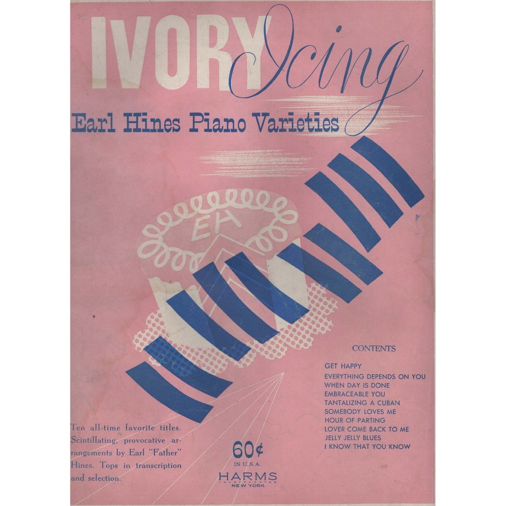 Vintage Sheet Music Lot Ivory Icing Earl Hines Flamingo Road Joan Crawford - Picture 2 of 2